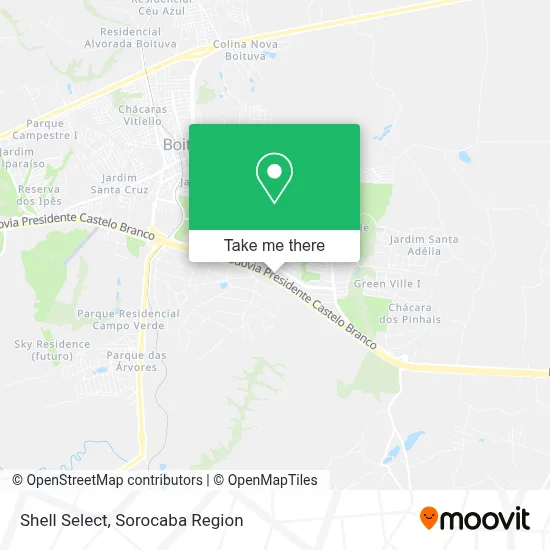 Shell Select map