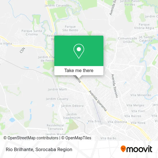 Rio Brilhante map