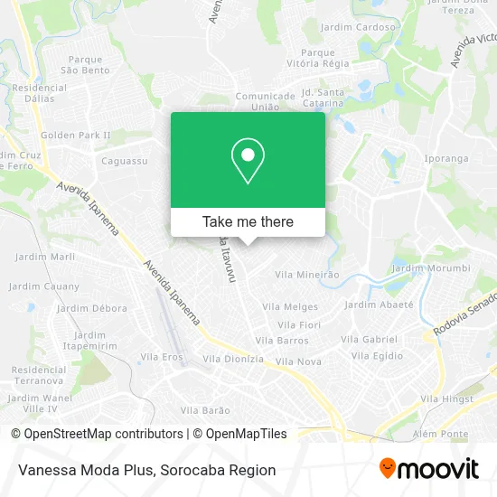 Vanessa Moda Plus map