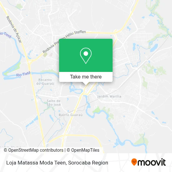 Loja Matassa Moda Teen map