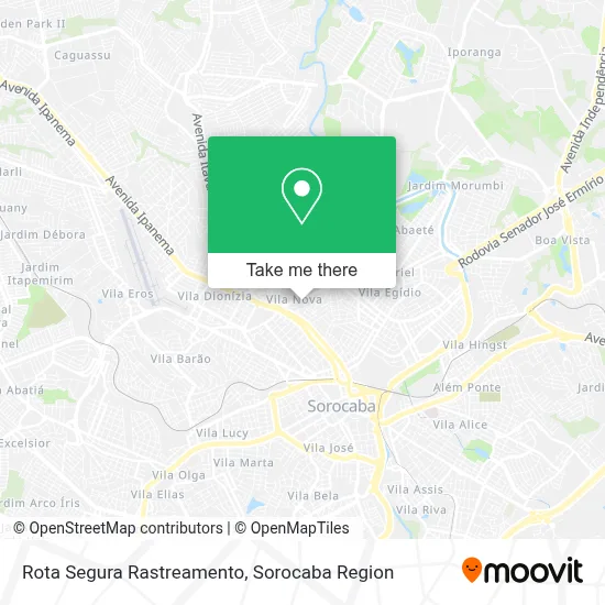 Rota Segura Rastreamento map