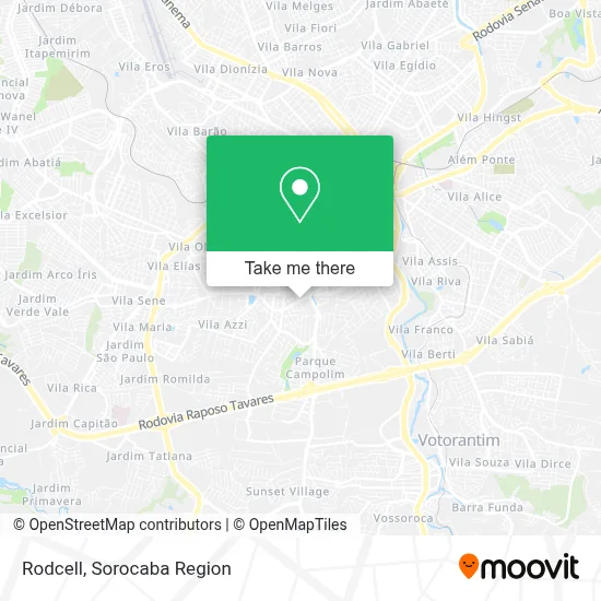 Rodcell map