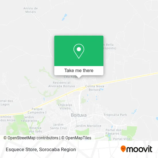 Esquece Store map