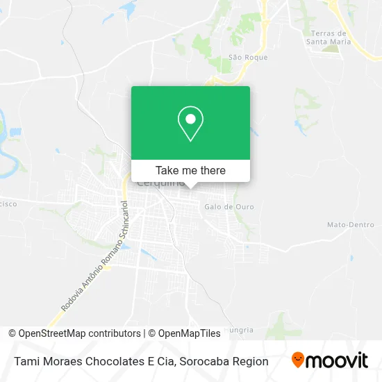 Tami Moraes Chocolates E Cia map