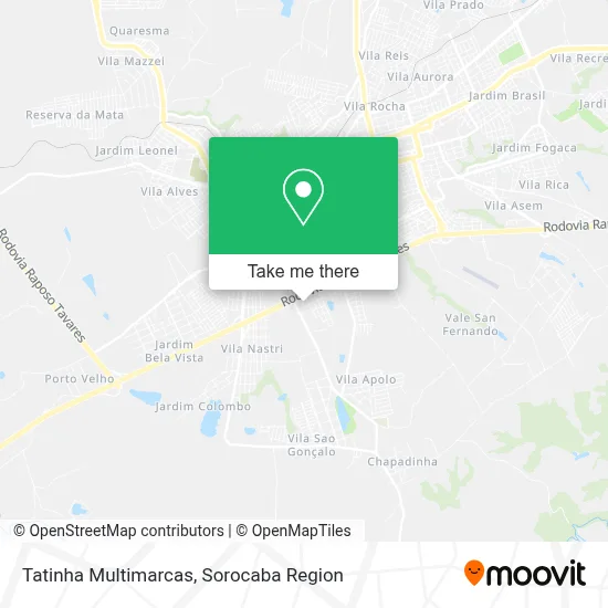 Tatinha Multimarcas map