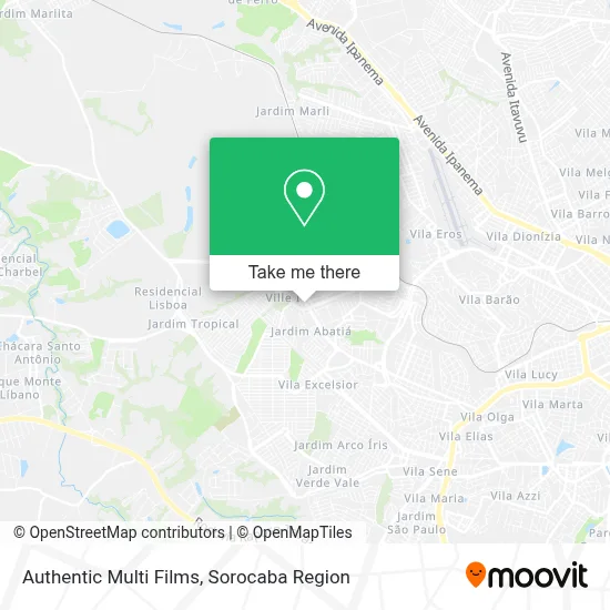 Authentic Multi Films map