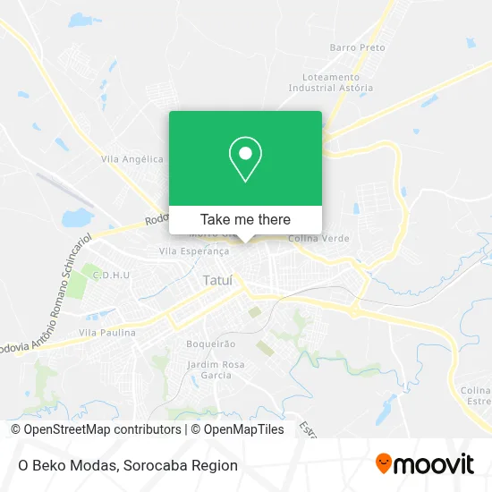 O Beko Modas map