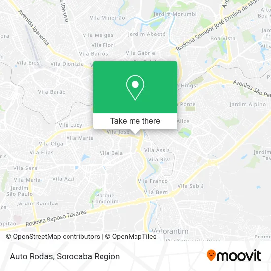 Auto Rodas map