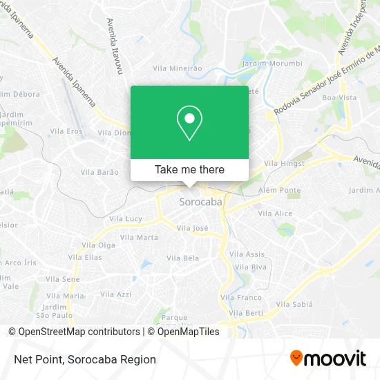 Net Point map