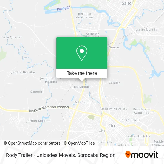 Rody Trailer - Unidades Moveis map