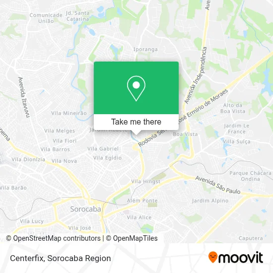 Centerfix map