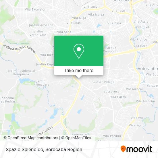 Spazio Splendido map