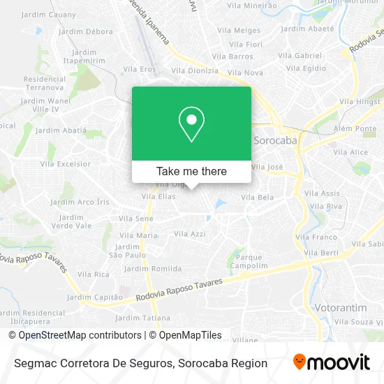 Segmac Corretora De Seguros map