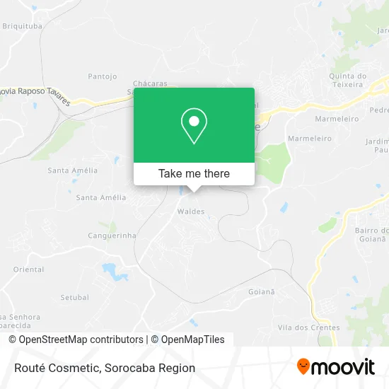 Routé Cosmetic map