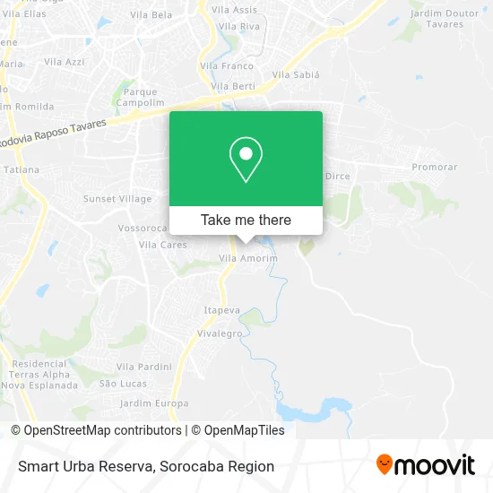Smart Urba Reserva map