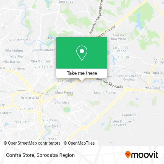 Confra Store map