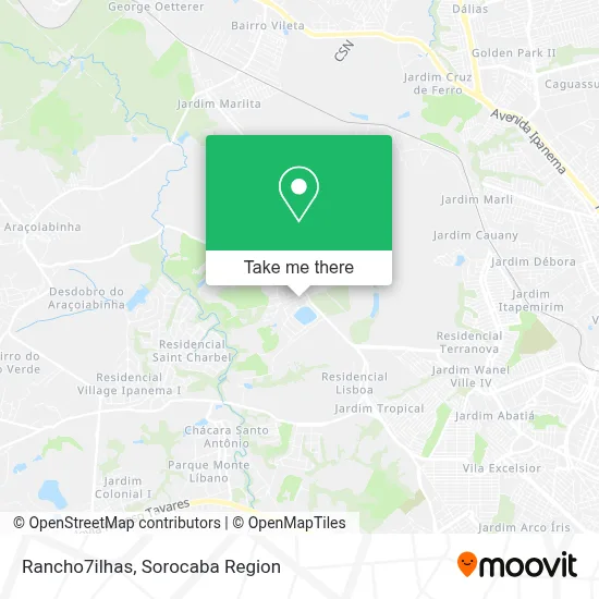 Rancho7ilhas map