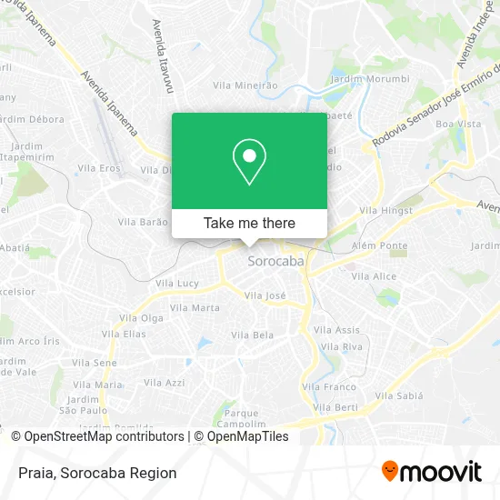 Praia map