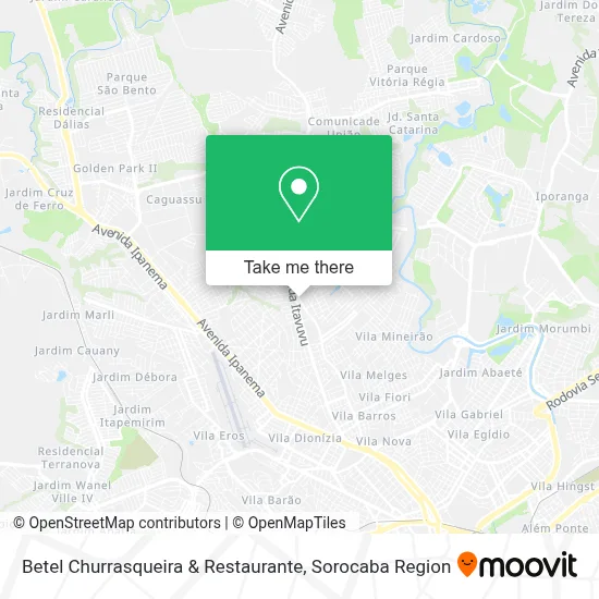 Betel Churrasqueira & Restaurante map