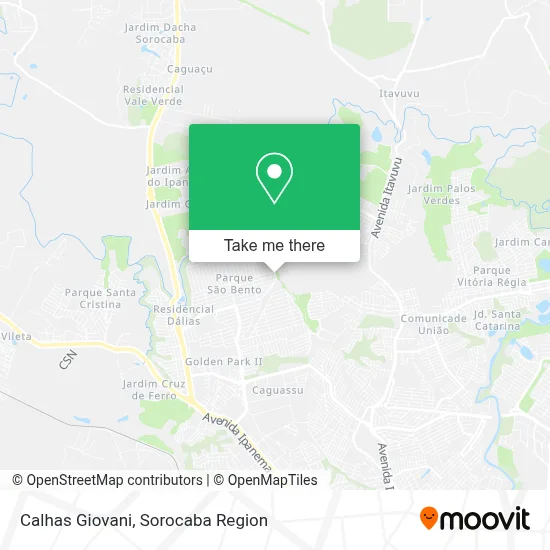 Calhas Giovani map