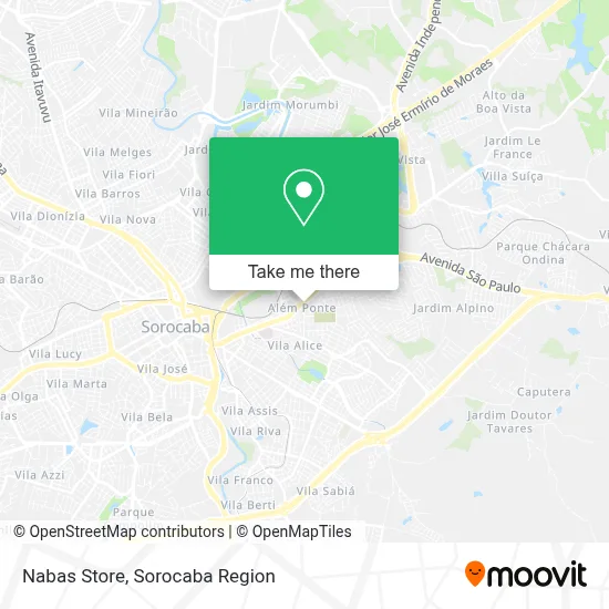 Nabas Store map