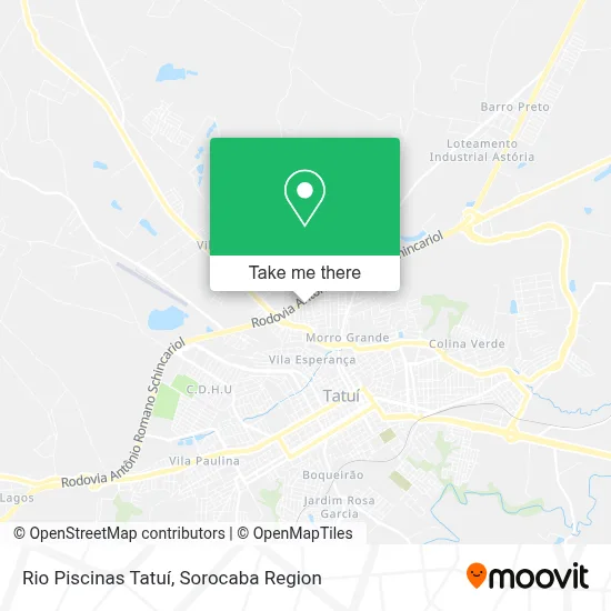 Rio Piscinas Tatuí map