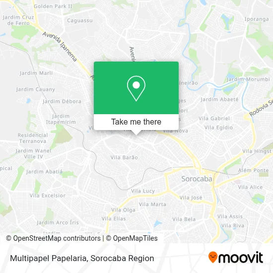 Multipapel Papelaria map