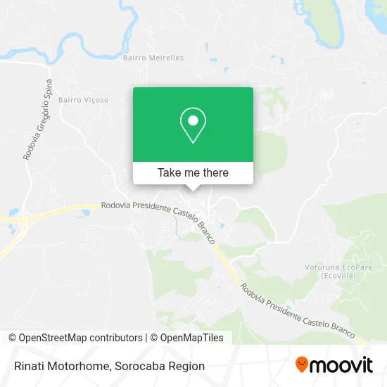 Rinati  Motorhome map