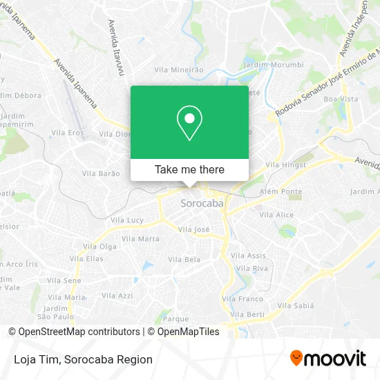 Loja Tim map