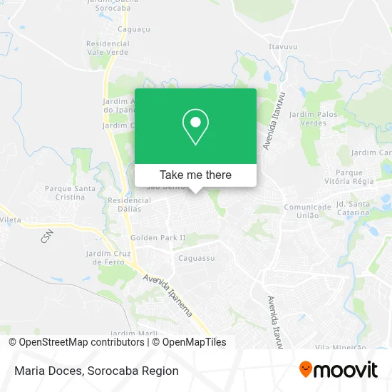 Maria Doces map