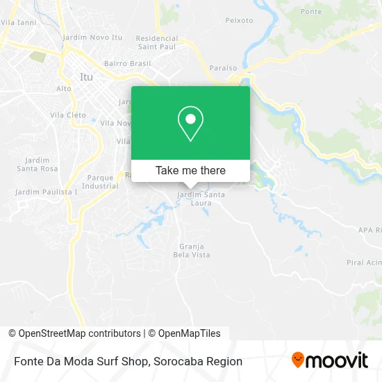 Fonte Da Moda Surf Shop map