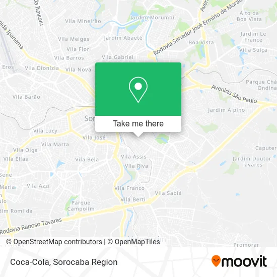 Coca-Cola map