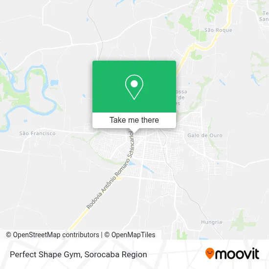 Perfect Shape Gym map