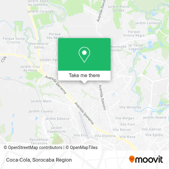 Coca-Cola map