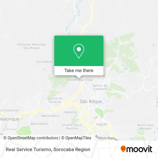 Real Service Turismo map