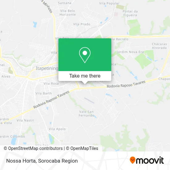 Nossa Horta map