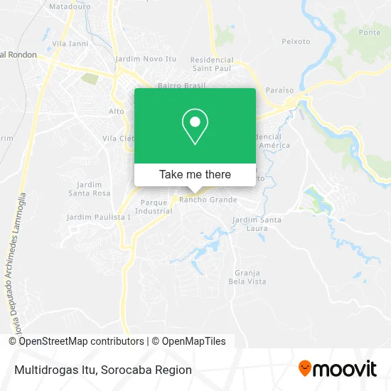 Multidrogas Itu map