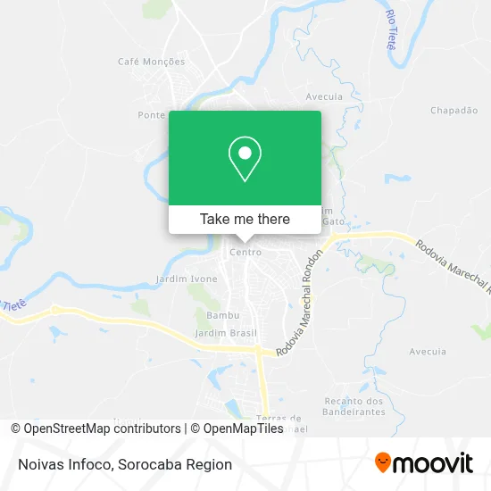 Noivas Infoco map