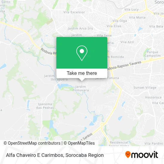 Alfa Chaveiro E Carimbos map