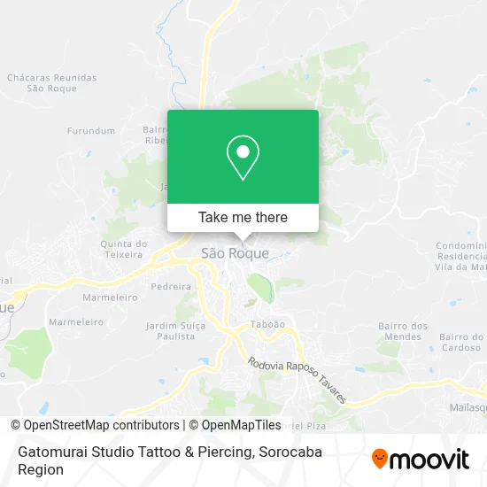 Gatomurai Studio Tattoo & Piercing map
