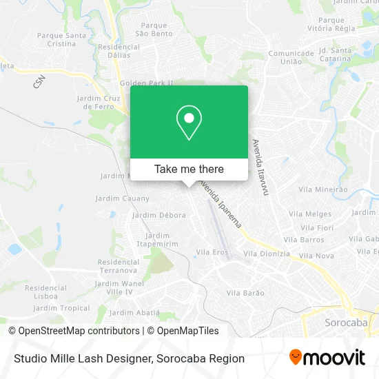 Studio Mille Lash Designer map