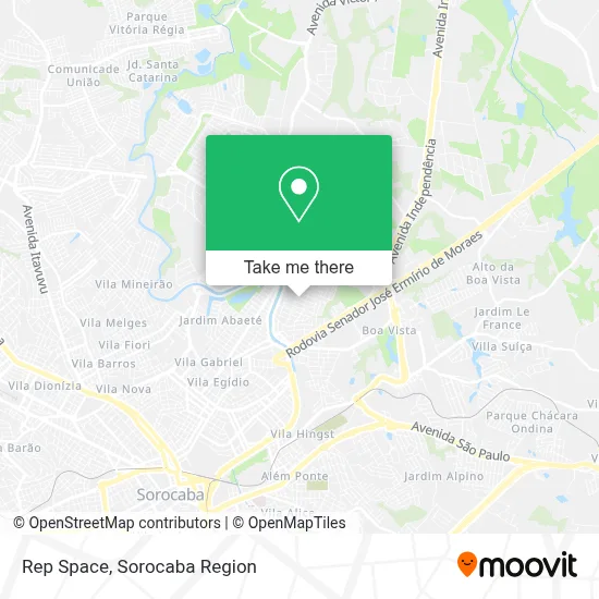 Rep Space map