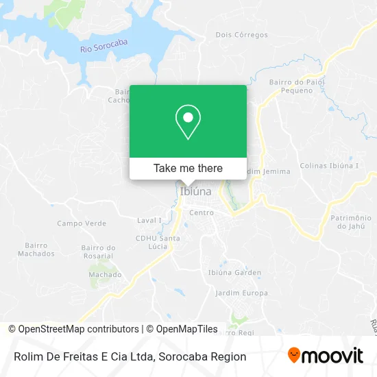 Rolim De Freitas E Cia Ltda map