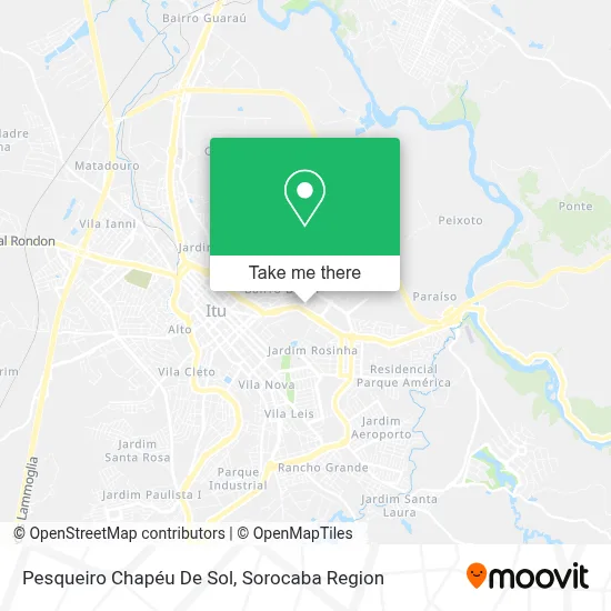 Pesqueiro Chapéu De Sol map
