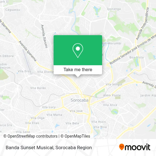 Banda Sunset Musical map