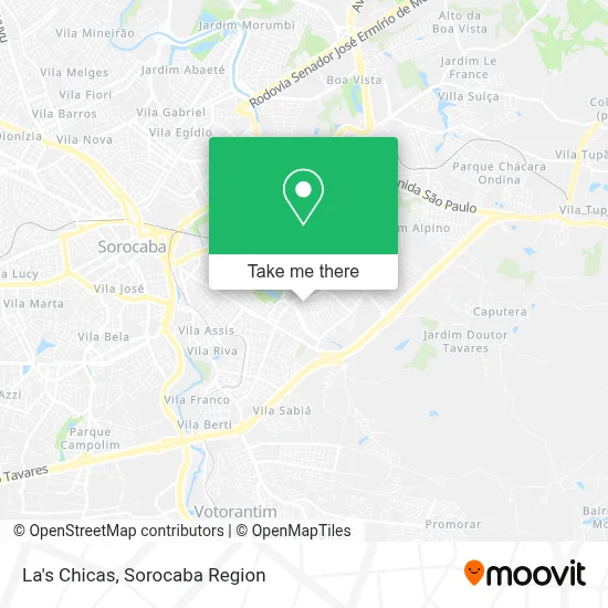 La's Chicas map