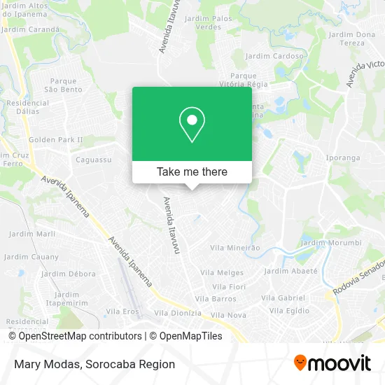 Mary Modas map