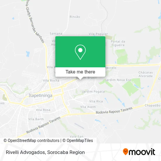 Rivelli Advogados map