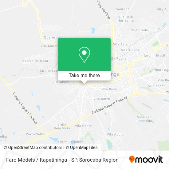 Faro Models / Itapetininga - SP map
