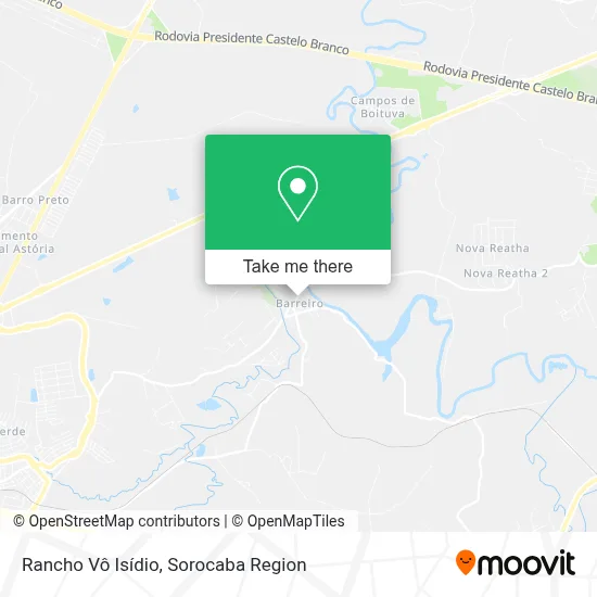 Rancho Vô Isídio map